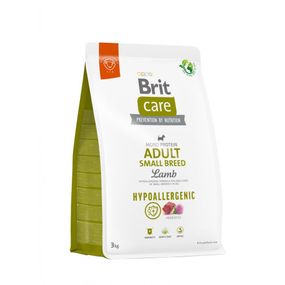 Корм сухий Brit Care Dog Hypoallergenic Adult Small Breed для дорослих собак малих порід від 1 до 10 кг гіпоалергенний з ягн