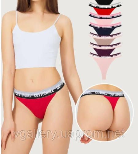 Жіночі стрінги Cotton Hill, жіночі трусики стрінги Коттон Хіл, жіночі стильні стрінги, стрінги жіночі | Зображення 3