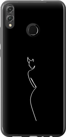 Чехол на Huawei Honor 8X Силуэт1 "4590u-1596-17620"