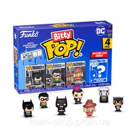 Набор игровых фигурок Bitty Pop! серии DC (4 фигурки асс.)