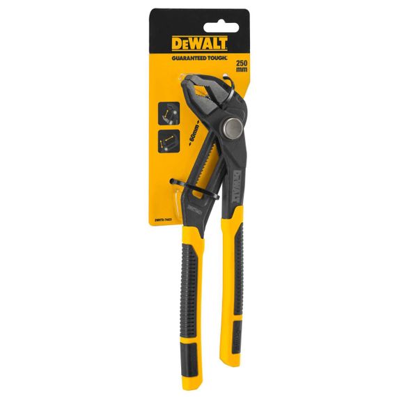 Пассатижи переставные сантехнические длиной 250 мм DeWALT DWHT0-74431 | Зображення 4