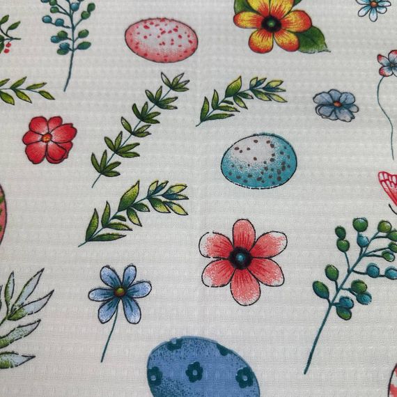 Кухонное полотенце SoundSleep Пасхальный стол 34х60 см вафельное (94399738) | Зображення 3