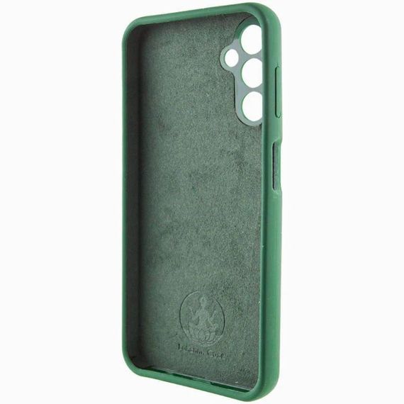 Чехол Silicone Cover Lakshmi Full Camera (AA) with logo для Samsung Galaxy A25 5G Зеленый / Dark green | Зображення 2