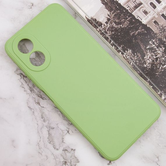 Силиконовый чехол Candy Full Camera для Oppo A38 / A18 Фисташковый | Зображення 1