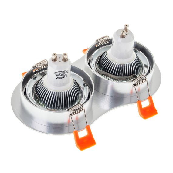 Светильник точечный поворотный HDL-DT 108/2 MR16 SL | Зображення 6