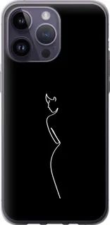 Чохол на iPhone 14 Pro Max Силует1 із силікону FCh_015316