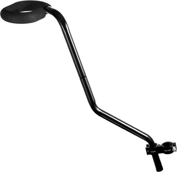 Ручка-держатель для обучения езде на детском велосипеде толкатель для балансировки беговела алюминиевый черный