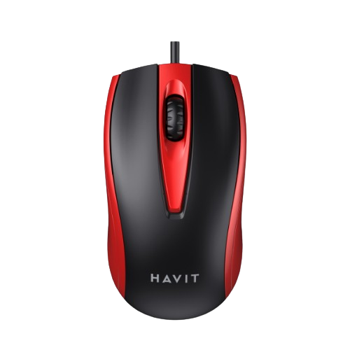 Мишка дротова Havit HV-MS871 червоний