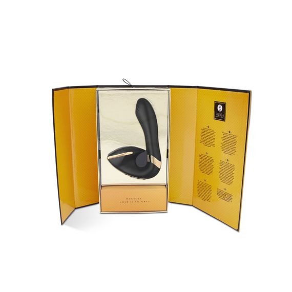 Вагінально-кліторальний вібратор Shunga Soyo Black | Зображення 5