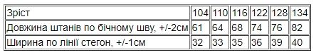 Штани для хлопчика Носи своє 122 Блакитний (p-11026-127669) | Зображення 1