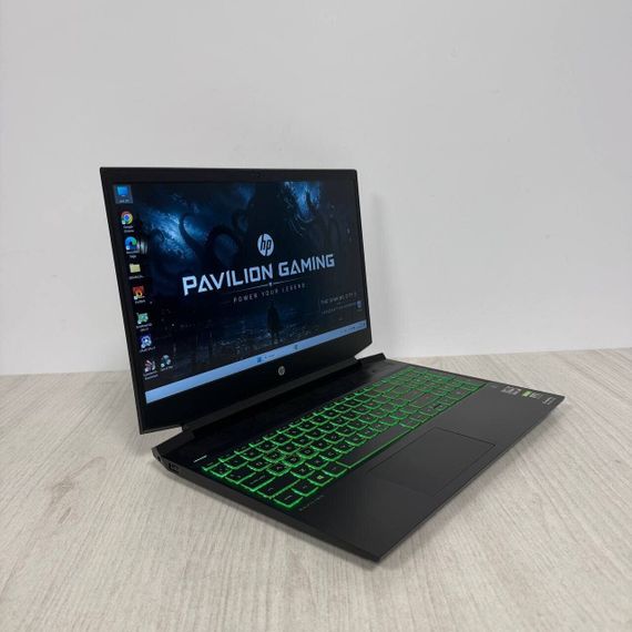 Игровой ноутбук HP Pavilion Gaming 15-ec2004ua / 15.6" (1920x1080) IPS / AMD Ryzen 5 5600H (6 (12) ядер по 3.3 - 4.2 GHz) / 16 GB DDR4 / 512 GB SSD / nVidia GeForce RTX 3050, 4 GB GDDR6, 128-bit / WebCam б/у | Зображення 4
