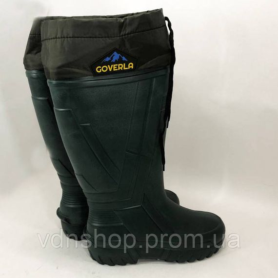 Чоботи гумові зимові для будівництва 41р, Теплі водонепроникні тактичні чоботи для військових GD-98 | Зображення 3