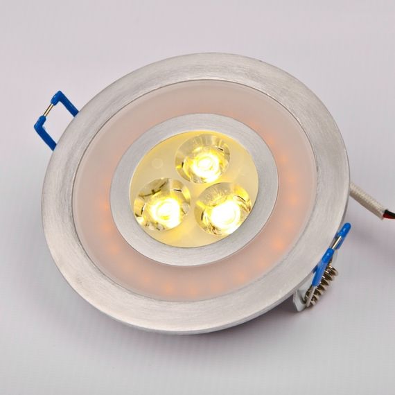 Светильник точечный LED-103A/3W WW+2W Orange 60' | Зображення 2