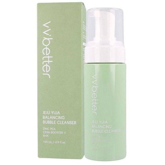 Пінка очищаюча з екстрактом юдзу VVBETTER Jeju Yuja Balancing Bubble Cleanser (145 ml)