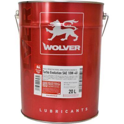 Моторное масло Wolver Turbo Evolution 10W-40 20л (4260360943980)