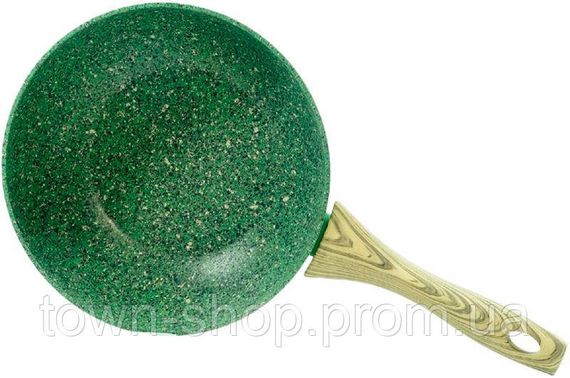 Сковорода-вок Fissman Malachite Ø28см с антипригарным покрытием EcoStone FN-AL-4315 | Зображення 4