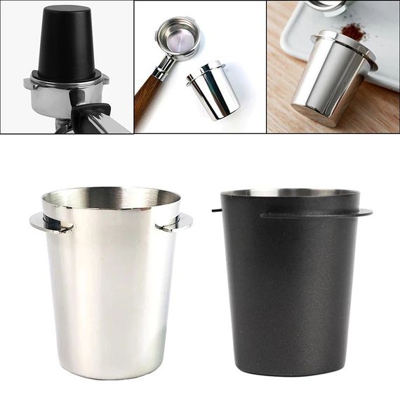 Дозирующая чаша Dosing Cup Espresso для кофе 53/54 мм. Металлик | Зображення 1