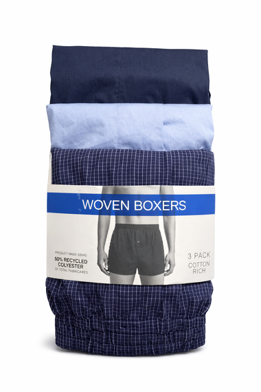 Набір чоловічих трусів сімейних-боксерів PRIMARK LIMITED 3 шт в наборі XL | Зображення 2