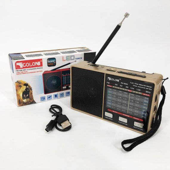 Фм радиоприемник от сети 220в GOLON, Классические радиоприемники на батарейках, Мини радио JI-59 | Зображення 2