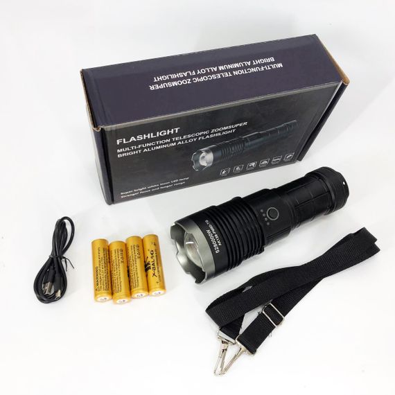 Ручний ліхтар Police AK138 WHITE LASER LED PM60-TG із зарядкою USB, що працює від 4х18650 акумуляторів | Зображення 9
