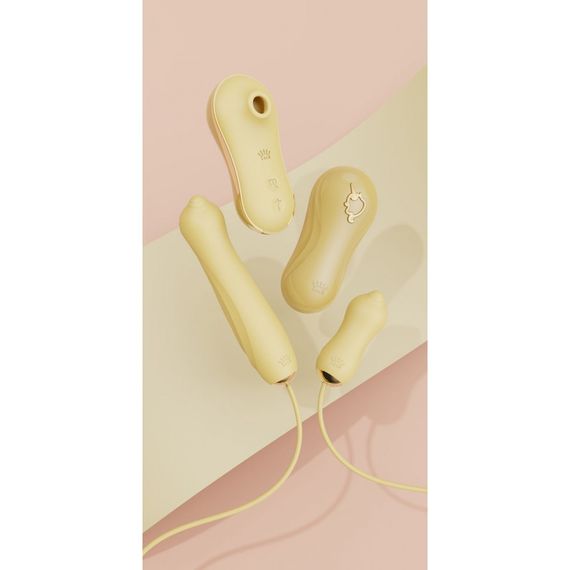 Набор секс игрушек Zalo UNICORN Vibratrion & Thrusting Set - Yellow sexstyle | Зображення 9