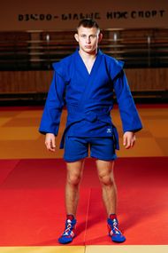 Форма для самбо (самбовка) синя TM "Kintayo", 185 зріст, щільність 550 гр/м.кв.