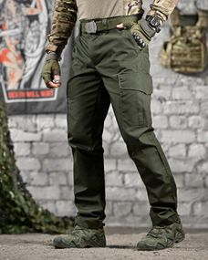 Тактичні штани pyramid рипстоп олива ВТ7485