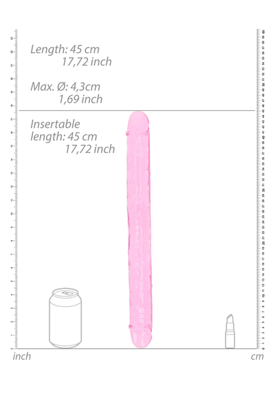 Подвійний фалоімітатор Realistic Double Dong - 18'' / 45 cm sexstyle | Зображення 3