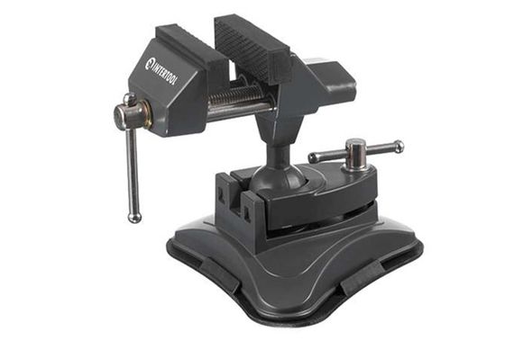 Тиски шарнирные Intertool - 70мм x 360° вакуумное крепление (HT-0096)