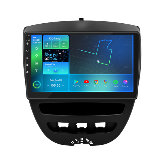 Штатная магнитола Torssen Citroen C1,107,Yago F108256 4G Carplay DSP