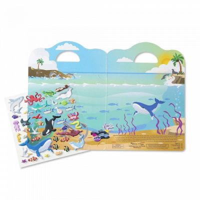 Набір для творчості Melissa&amp;Doug об&apos;ємні багаторазові наліпки Океан (MD30520) | Зображення 1