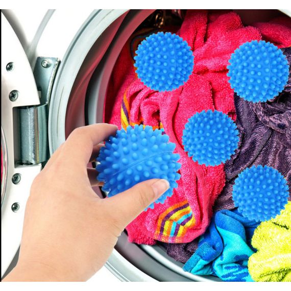 Кульки для прання в пральній машині Dryer Balls 2 шт.. Пральні силіконові кульки для білизни | Зображення 5