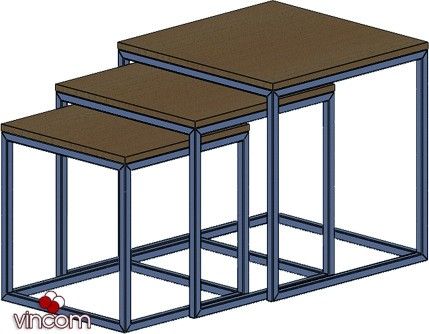 Стол журнальный Metall-Design Кубо | Зображення 4