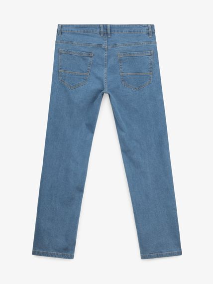 Джинси однотонні чоловічі GENUA 6937-1 30 Синій shop (2000999399725) | Зображення 3