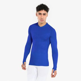 Термофутболка з довгими рукавами Keepdry для дорослих синя - 2XL.