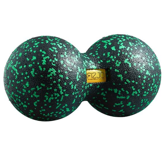 Масажний м'яч подвійний 4FIZJO EPP DuoBall 12 Black/Green 4FJ1325 (P-5907222931325)