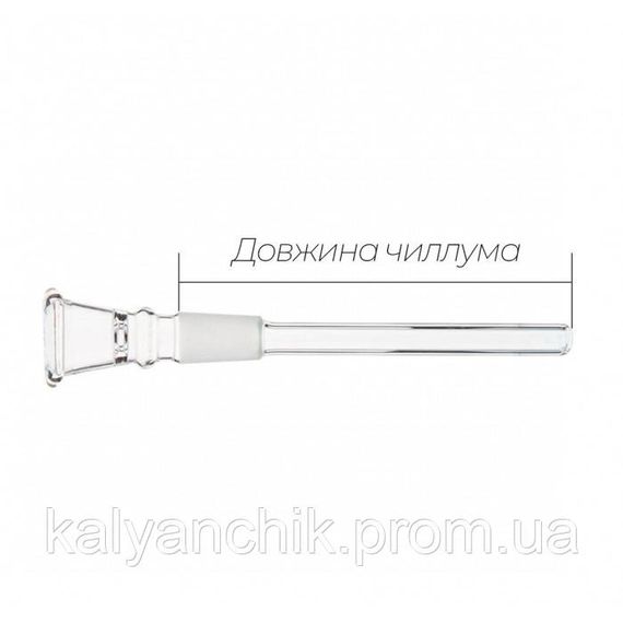 Диффузор-адаптер разрезной Grace Glass | Slitted Diffuser H:15cm SG:14.5mm | Зображення 2