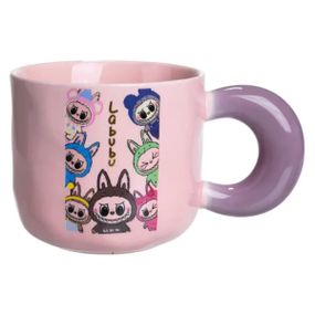Чашка фарфоровая Labubu Brighten Your Day 400 (мл) подарочная кружка прикольная чашка для детей на подарок FM-22B