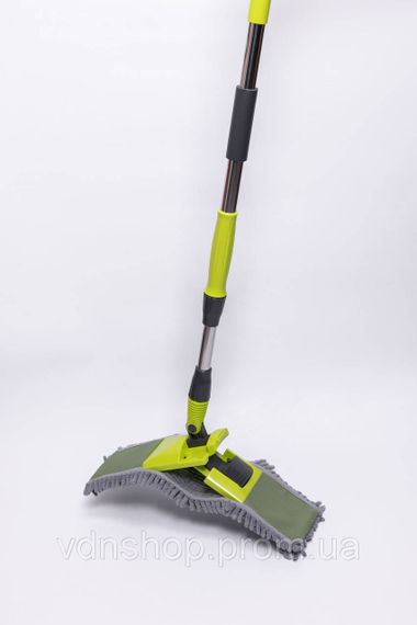 Швабра с телескопической ручкой и насадкой из микрофибры для мытья пола, плитки, ламината и линолеума HP-35015-51 | Зображення 4