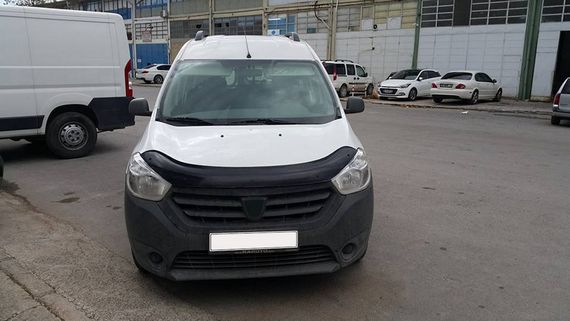 Дефлектор капоту (EuroCap) для Dacia Lodgy 2013-2024 рр | Зображення 7