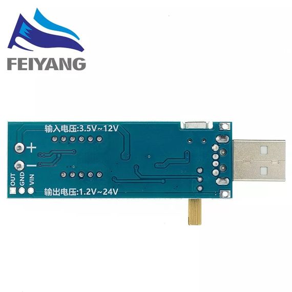 Dc-dc USB преобразователь с 5v на 9v 12v 24v для Wi-Fi и другого | Зображення 1