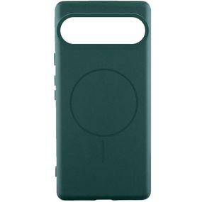 Чехол Silicone Cover Lakshmi (AA) with Magnetic Fit для Google Pixel 10 / 10 Pro Зеленый / Dark green
