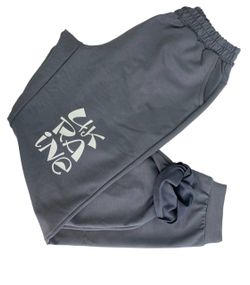 Штани спортивні жіночі ФЛОРА сірі, з принтом UKRAINE роз. 44