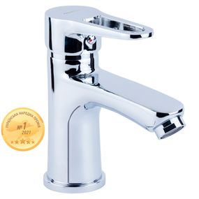 Змішувач HK Ø35 для раковини литий на гайці AQUATICA (HK-1A130C) 9732000