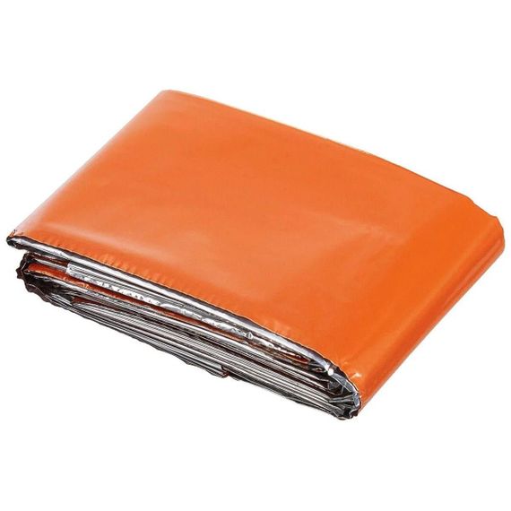 Рятувальна аварійна ковдра MFH 🇩🇪Emergency Blanket Orange | Зображення 2