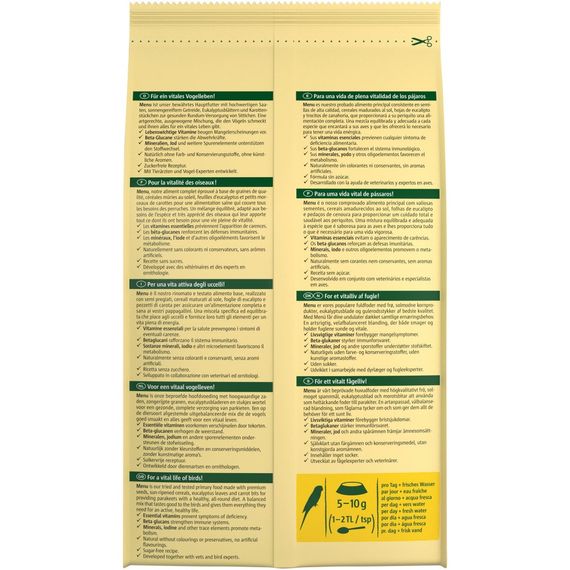 Корм Vitakraft Menu для хвилястих папуг 1 кг | Зображення 2