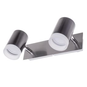 Светильник потолочный спот поворотный LED светодиодный накладной HTL-206/2 GU10 for SN+BK