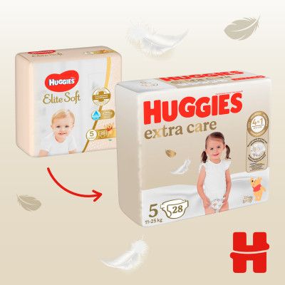 Подгузники Huggies Extra Care Size 5 (11-25 кг) 28 шт (5029053583150) - Топ Продаж! | Зображення 8