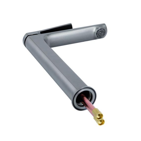 Смеситель для раковины Qtap Slavonice высокий QTSLA269GMB45925 Gunmetal Black PVD | Зображення 2