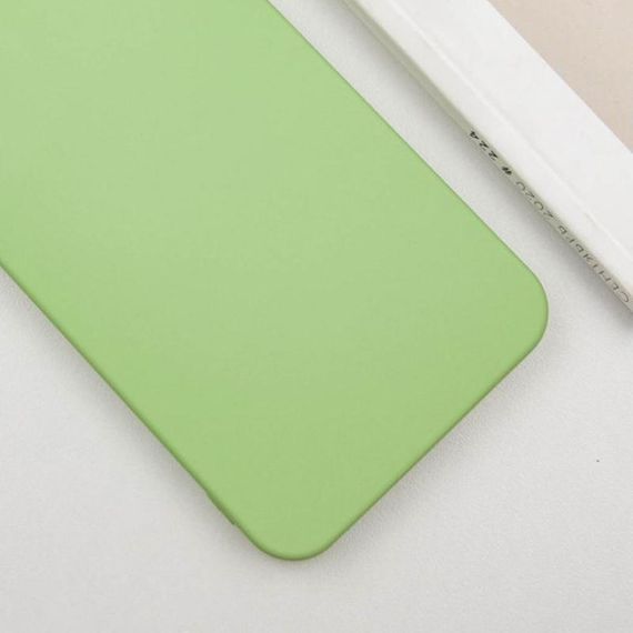 Чехол TPU GETMAN Liquid Silk Full Camera для Samsung Galaxy S23 Зеленый / Pistachio | Зображення 1